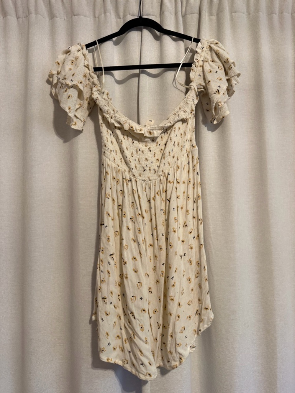 Billabong Cream Floral Mini Dress